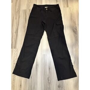Duluth Trading Co Pants Women's Size 4 28x35 Black Cargo Hiking Outdoor Gorpcore